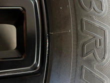 Load image into Gallery viewer, Set of Used 20" Black OEM '22-'26 Toyota Tundra Rims on 265/60R20 Bridgestone LT
