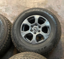 Load image into Gallery viewer, Set of Five Used 17&quot; &#39;21-&#39;24 Ford Bronco Wheels 255/75R17 Bridgestone Tires LT
