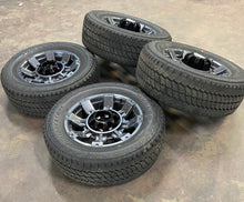 Load image into Gallery viewer, Set of New OEM Takeoff &#39;05-&#39;24 Ford F-250 F-350 Wheels on 275/65R20 Bridgestones
