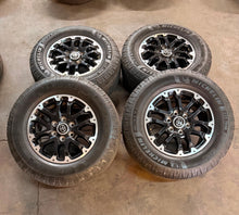Load image into Gallery viewer, Set of 18" Used OE '22-'26 Toyota Tundra Wheels 265/70R18 Michelin LTX Trail LT
