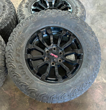 Load image into Gallery viewer, Used Set of 4 18&quot; &#39;00-&#39;24 GMC Sierra 1500 Wheels 275/70R18 Goodyear Territory LT
