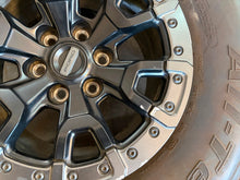Load image into Gallery viewer, Set of Used 17" '05-'26 Ford F-150 Raptor Beadlock Wheels 37/12.50R17 BFG AT LT
