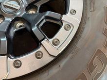 Load image into Gallery viewer, Set of Used 17" '05-'26 Ford F-150 Raptor Beadlock Wheels 37/12.50R17 BFG AT LT
