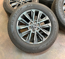 Load image into Gallery viewer, Set of Used 20" Charcoal '24-'26 Toyota Land Cruiser Wheels 265/60R20 Dunlop LT
