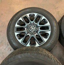Load image into Gallery viewer, Set of 4 Used '22-'26 OEM Toyota Tundra Limited OEM Wheels 265/60R20 Yokohama LT
