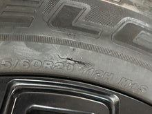 Load image into Gallery viewer, Set of Used 20" Black OEM '22-'26 Toyota Tundra Rims on 265/60R20 Bridgestone LT
