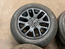 Load image into Gallery viewer, Set of 4 OEM Takeoff 20" '22-'26 Toyota Tundra Dark Charcoal Wheels 265/60R20 LT

