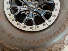 Load image into Gallery viewer, Set of Used 17" '05-'26 Ford F-150 Raptor Beadlock Wheels 37/12.50R17 BFG AT LT
