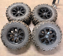 Load image into Gallery viewer, Can-Am Defender Commander 14” New Takeoff Alloy 27” Maxxis Bighorn Set of 4
