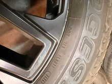 Load image into Gallery viewer, Set of Used 20" OEM '22-'26 Toyota Tundra Black Wheels 265/60R20 Bridgestone LT
