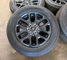 Load image into Gallery viewer, Set of 4 OEM Takeoff 20" '22-'26 Toyota Tundra Dark Charcoal Wheels 265/60R20 LT
