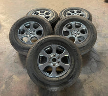 Load image into Gallery viewer, Set of Five Used 17&quot; &#39;21-&#39;24 Ford Bronco Wheels 255/75R17 Bridgestone Tires LT
