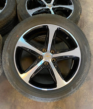 Load image into Gallery viewer, Set of Used OEM &#39;16-&#39;23 Nissan GT-R Staggered 20&quot; Wheels on Michelin Sport Tires
