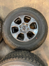 Load image into Gallery viewer, Set of 5 OEM Takeoff &#39;21-&#39;24 Ford Bronco Wheels on 255/75R17 Bridgestone AT Tire
